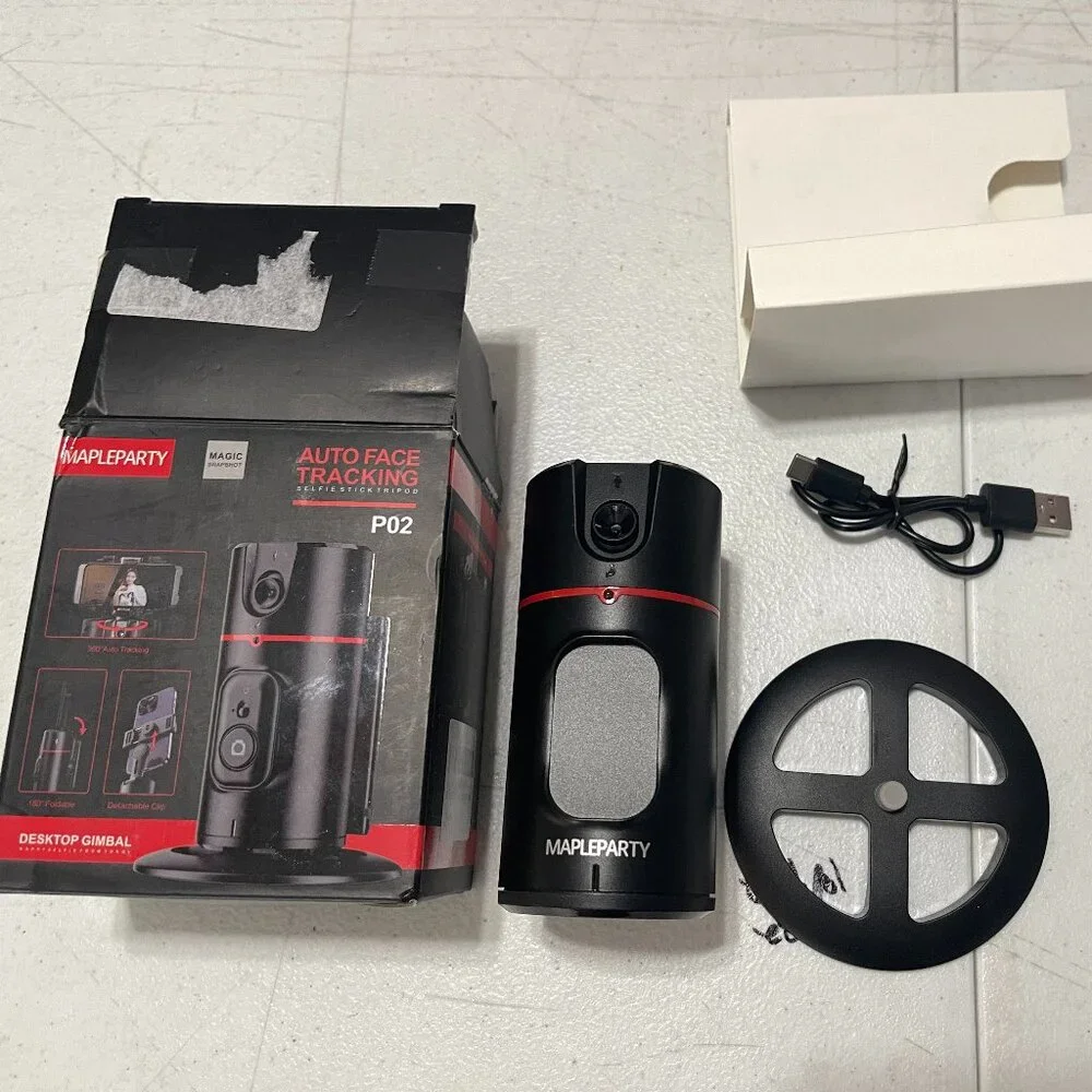 360 ROTATION AUTO FACE TRACKING TRIPOD AMZN B0D78P8FL9